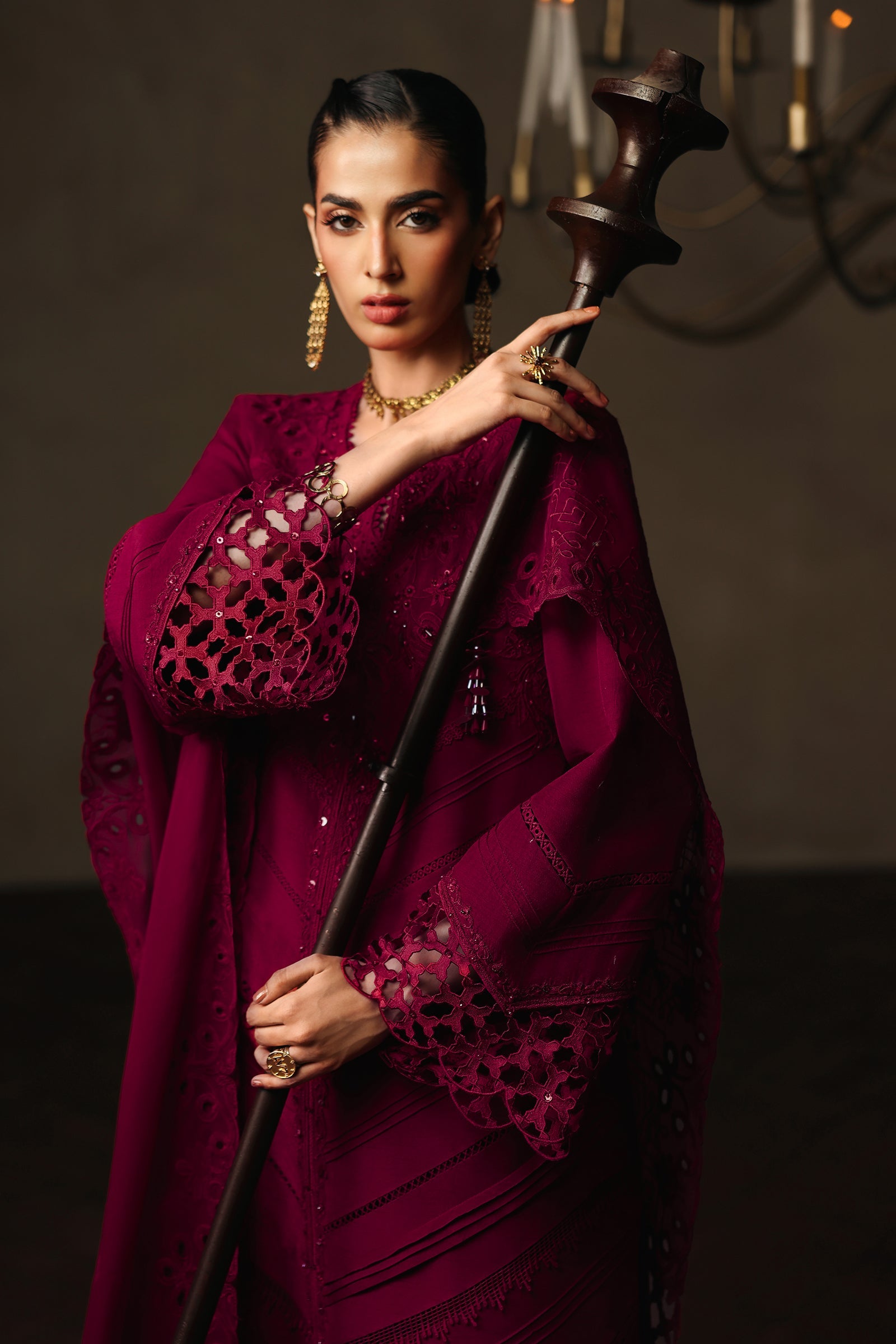 Qalamkar QLP-06 - Luna Luxury Pret '26 Pakistani designer outfit look 7