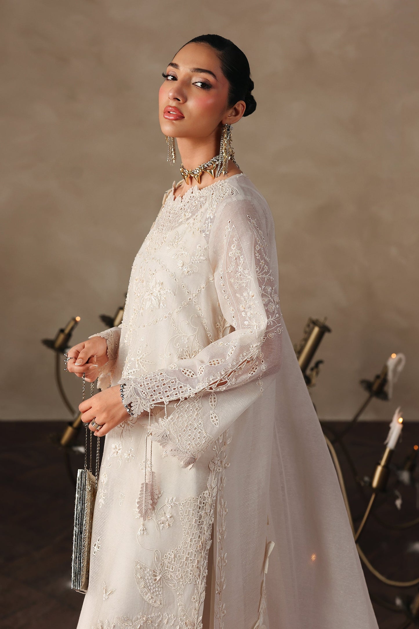 Qalamkar QLP-03 - Mala Luxury Pret '26 Pakistani designer outfit look 10