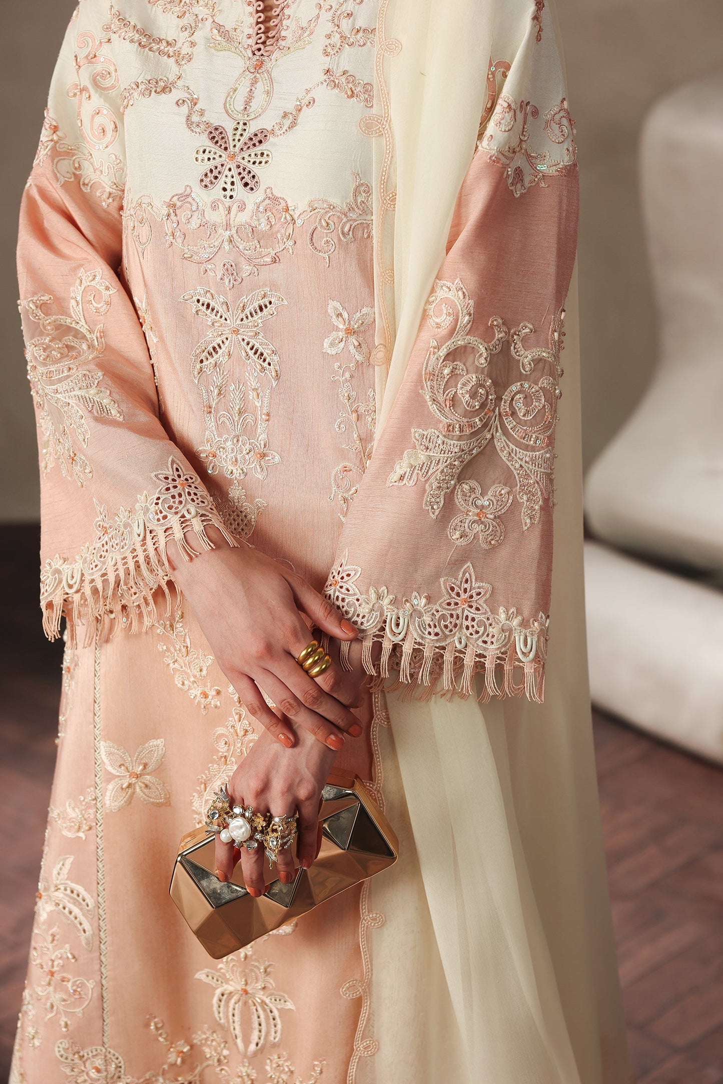 Qalamkar QLP-08 - Beena Luxury Pret '26 Pakistani designer outfit look 6