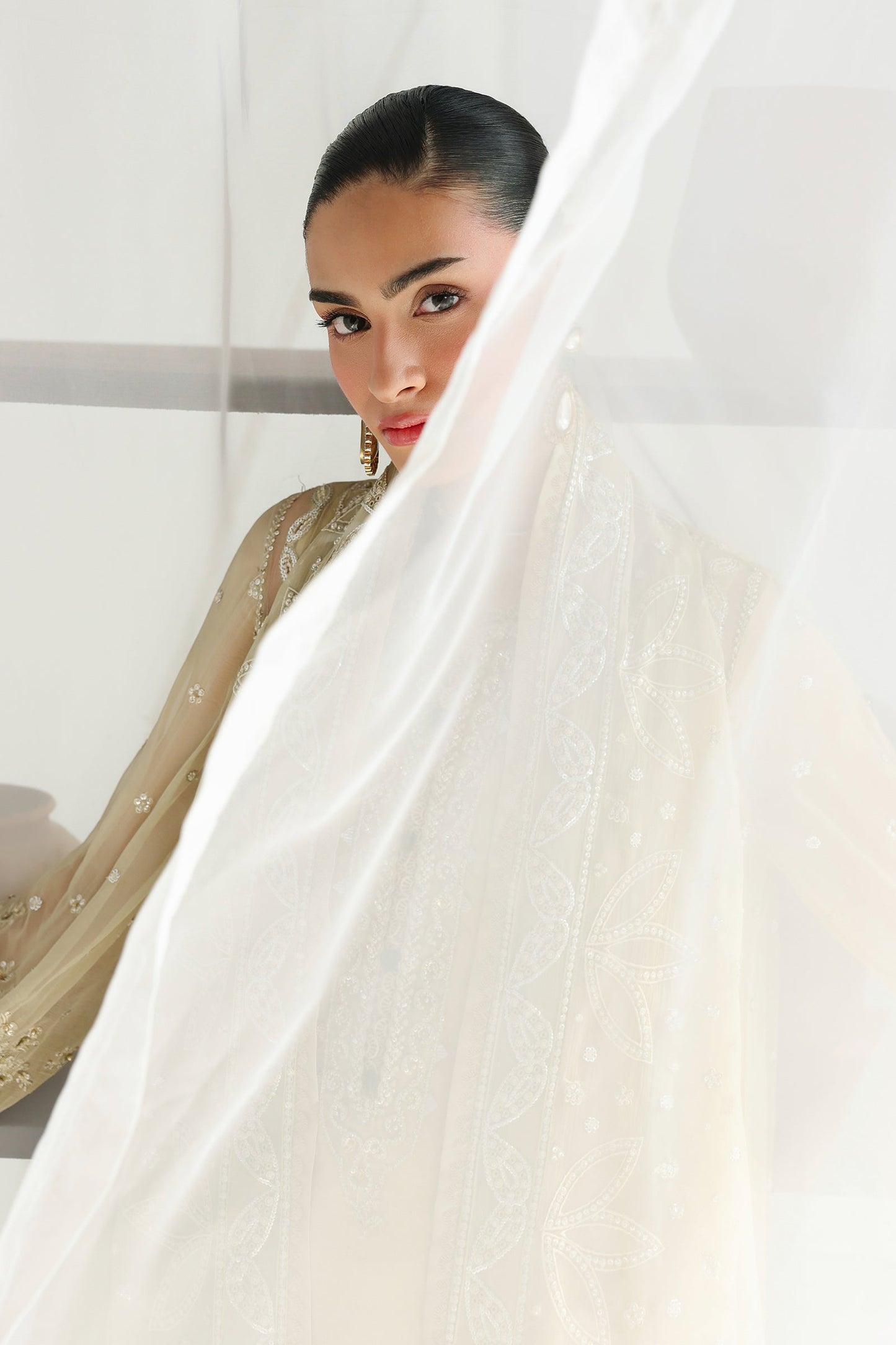 Qalamkar Qcc-01 Deena Qalamkar | Chiffon '26 Pret image 11
