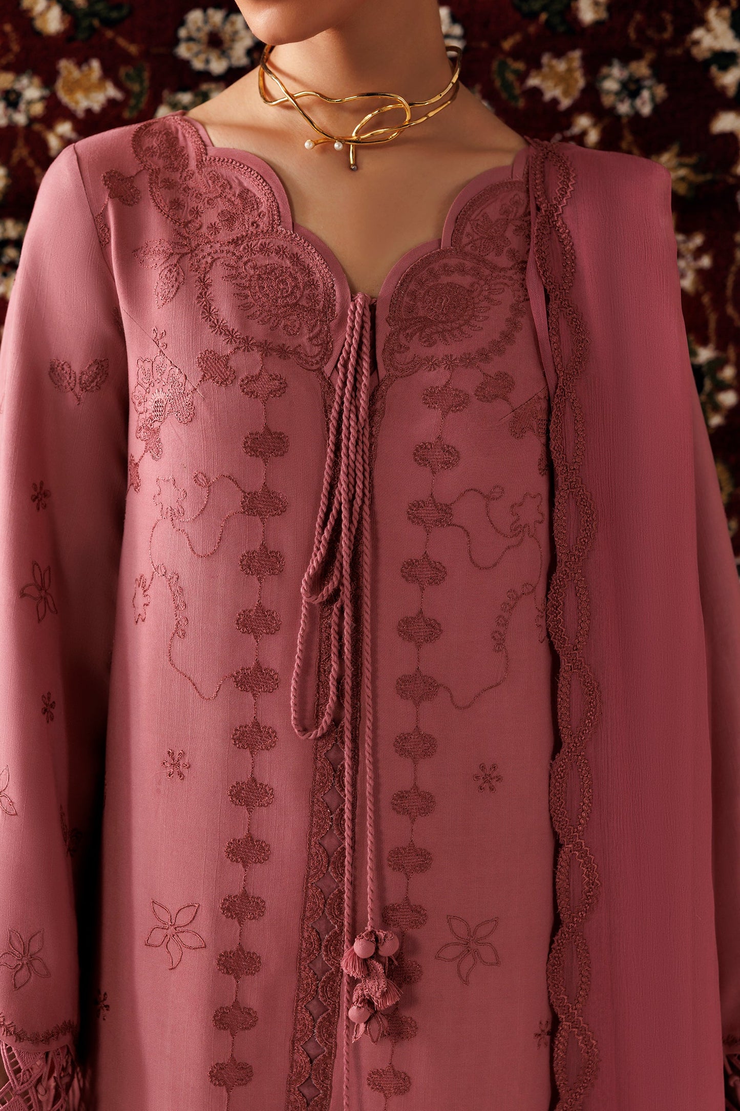 Qalamkar Qlw-13 Daniya Qalamkar | Qline Linen '26 Pret image 4