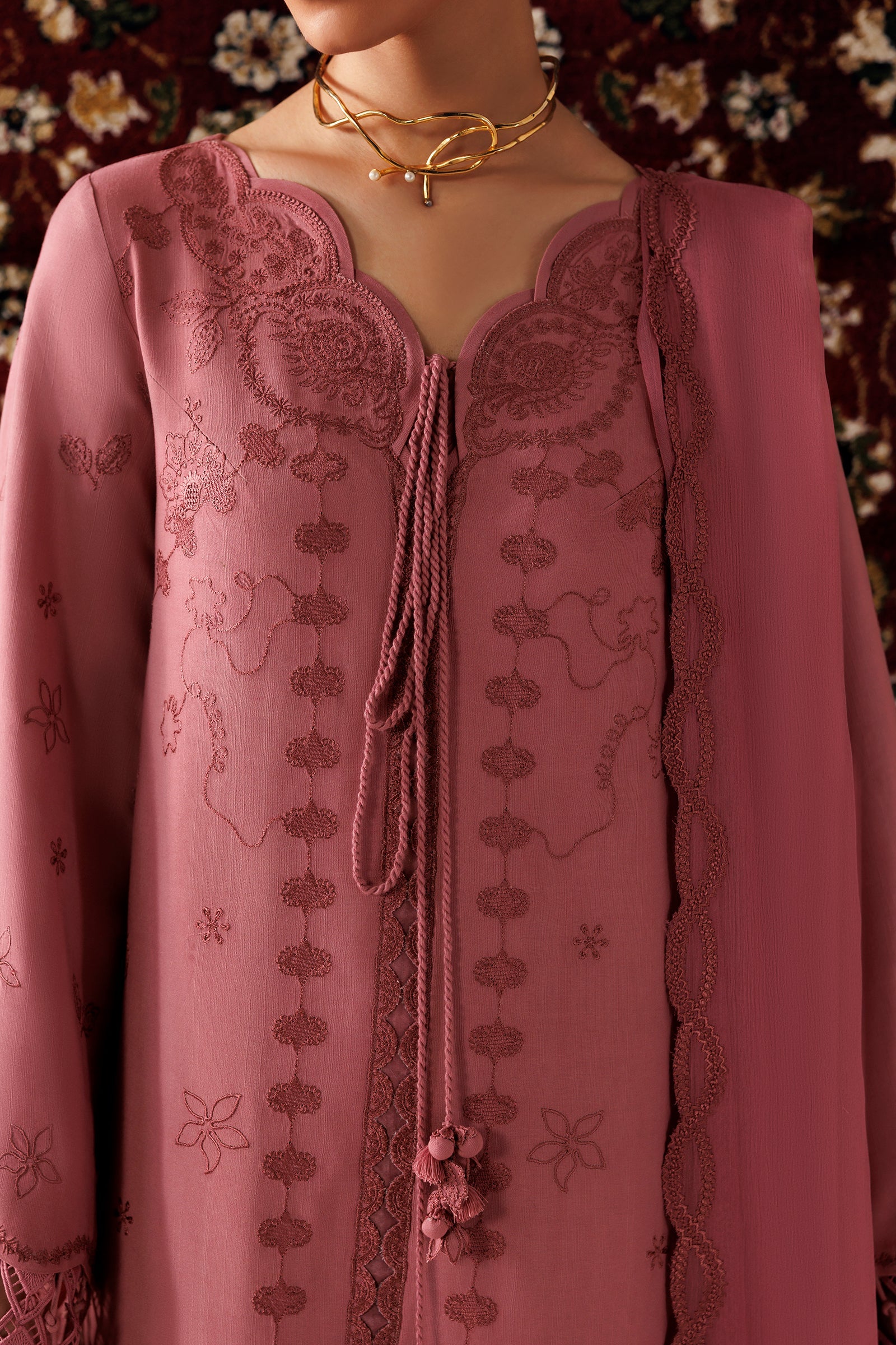 Qalamkar Qlw-13 Daniya Qalamkar | Qline Linen '26 Pret image 4