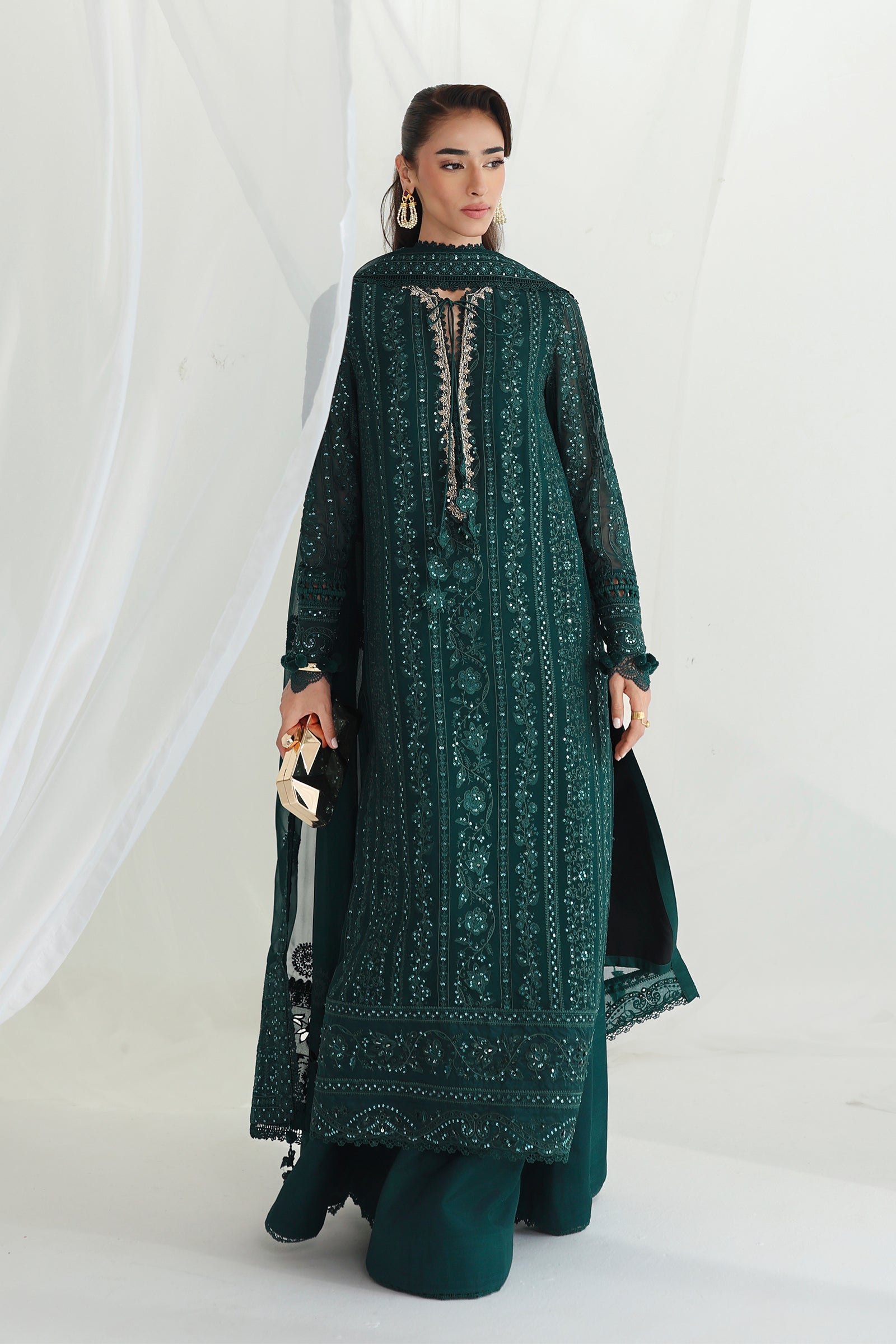 Qalamkar Qcc-05 Janaan Qalamkar | Chiffon '26 Pret image 3