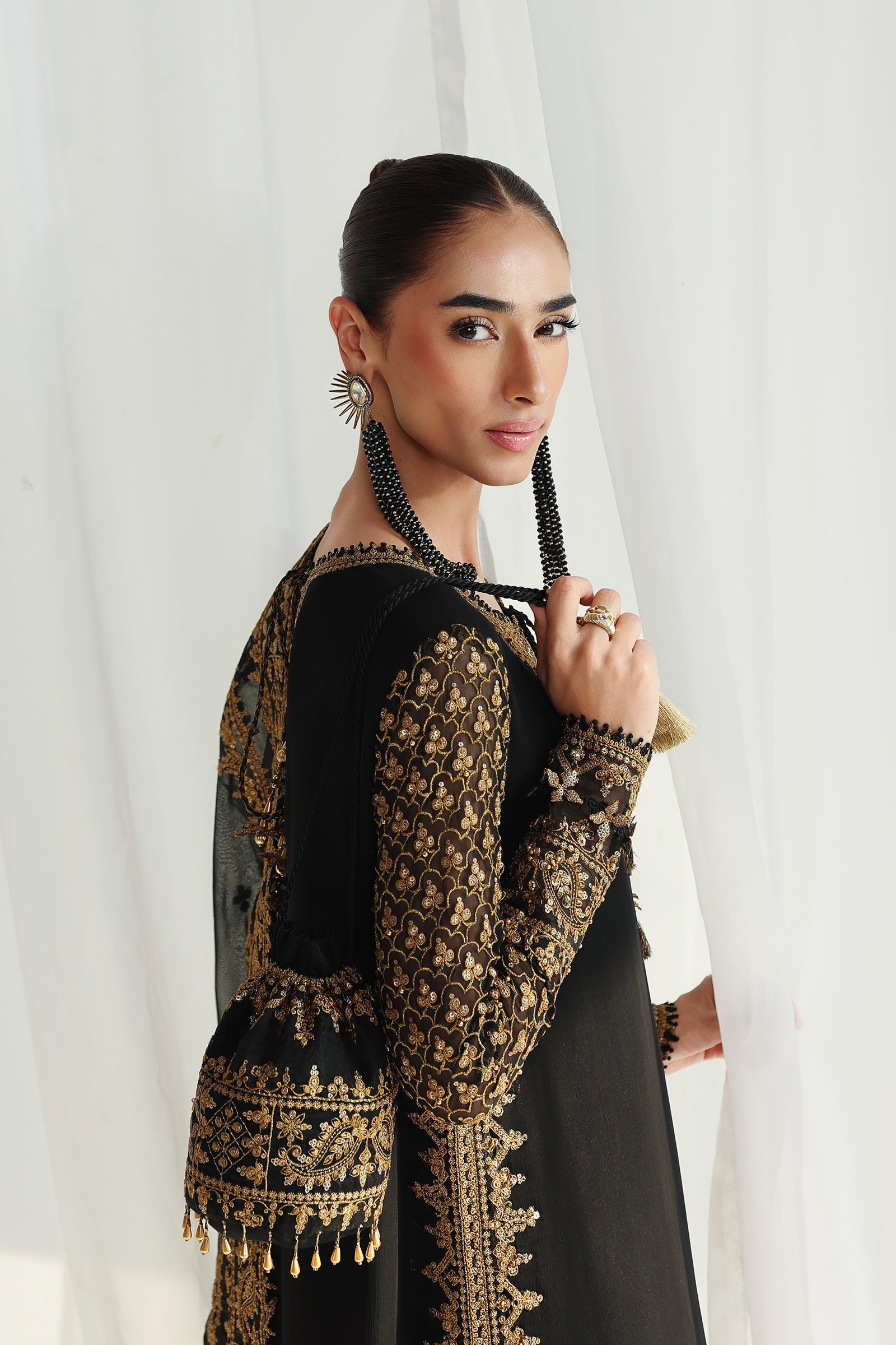 Qalamkar Qcc-06 Waliya Qalamkar | Chiffon '26 Pret image 5