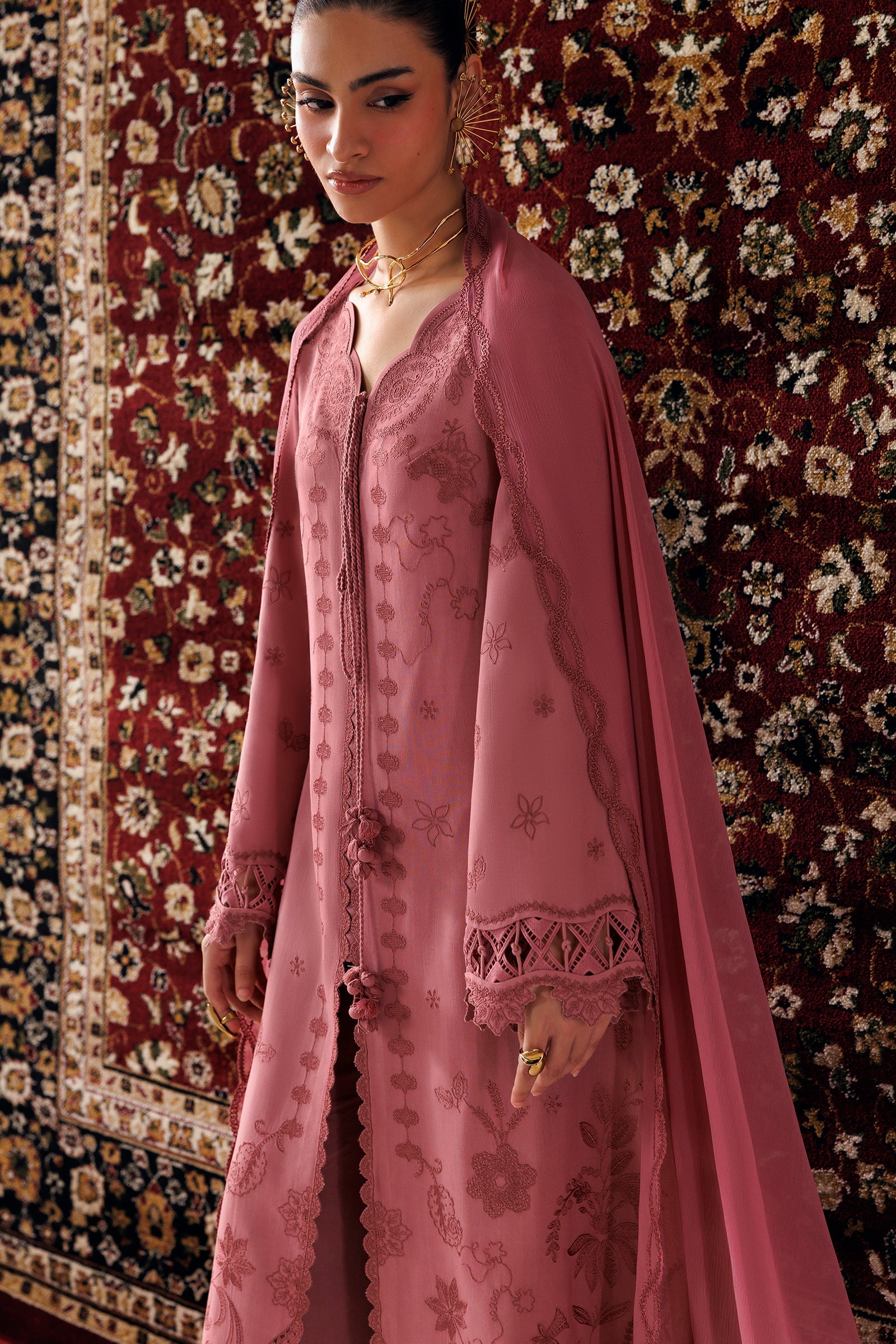 Qalamkar Qlw-13 Daniya Qalamkar | Qline Linen '26 Pret image 6