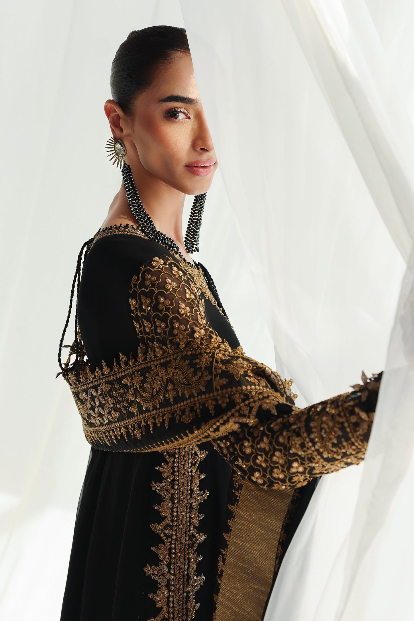 Qalamkar Qcc-06 Waliya Qalamkar | Chiffon '26 Pret image 11