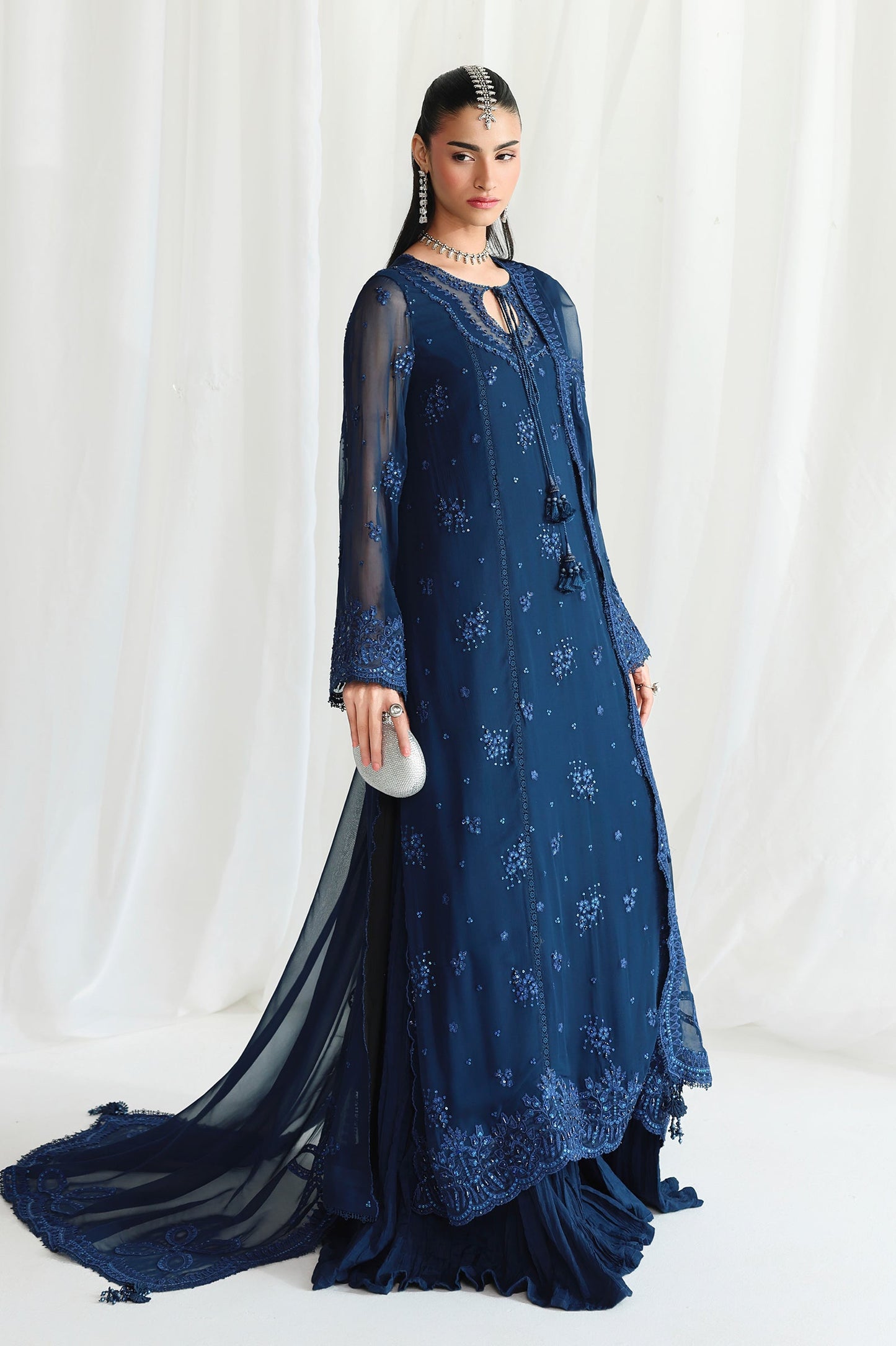 Qalamkar Qcc-02 Shireen Qalamkar | Chiffon '26 Pret image 1