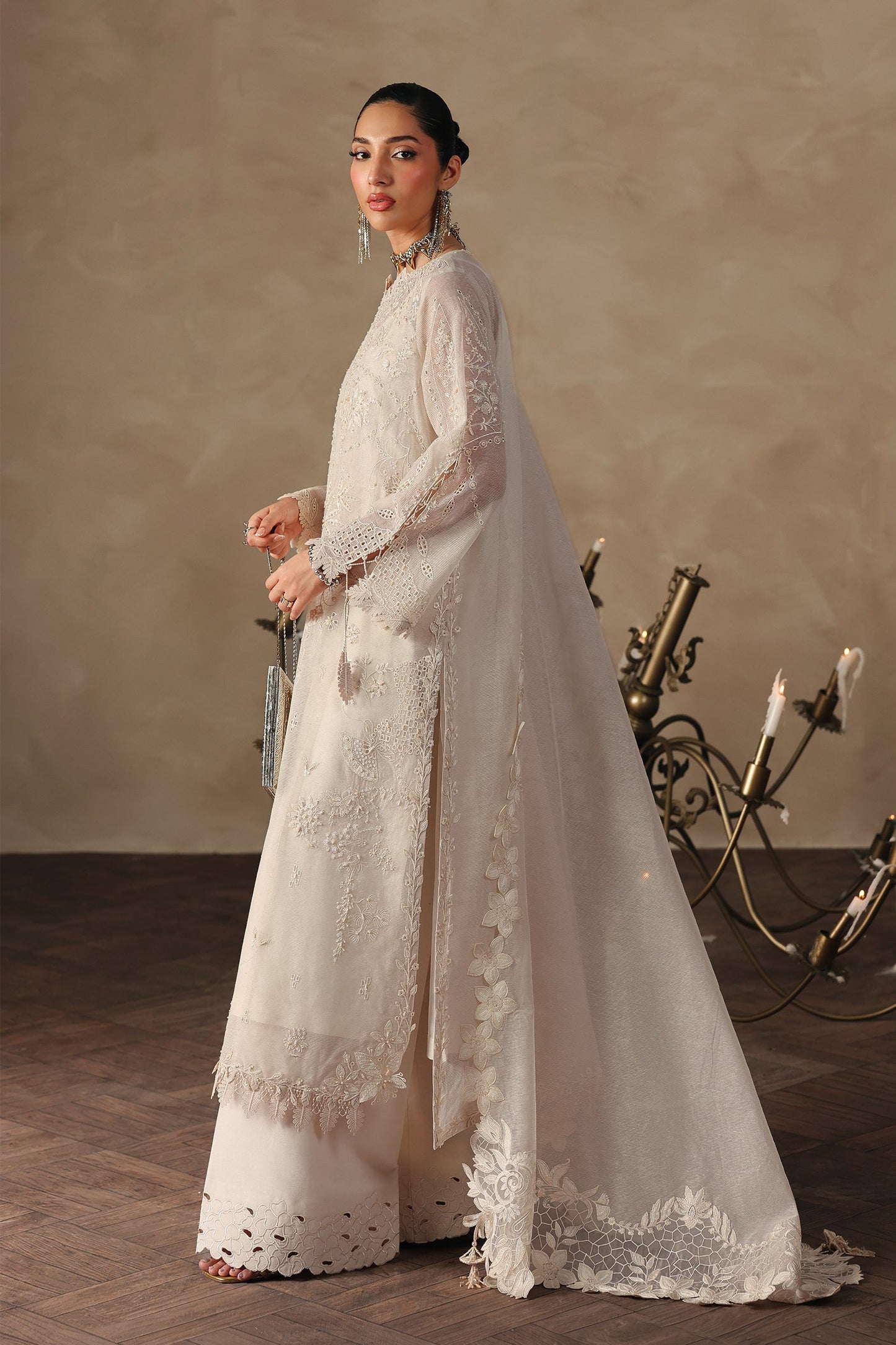 Qalamkar QLP-03 - Mala Luxury Pret '26 Pakistani designer outfit look 11