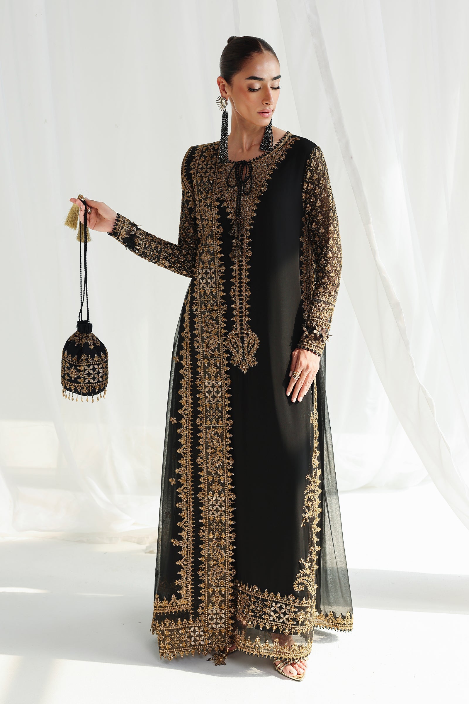 Qalamkar Qcc-06 Waliya Qalamkar | Chiffon '26 Pret image 7