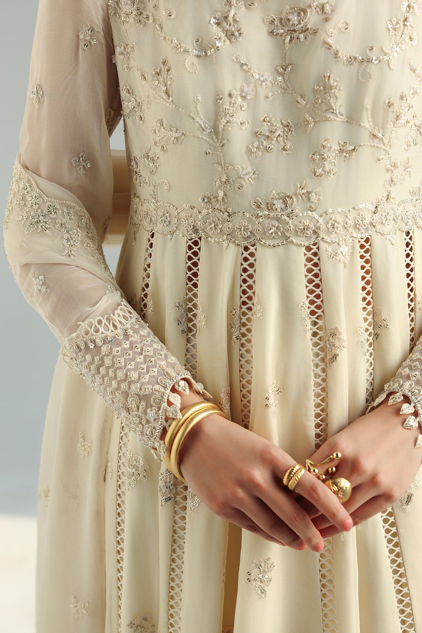 Qalamkar Qcc-07 Amera Qalamkar | Chiffon '26 Pret image 9