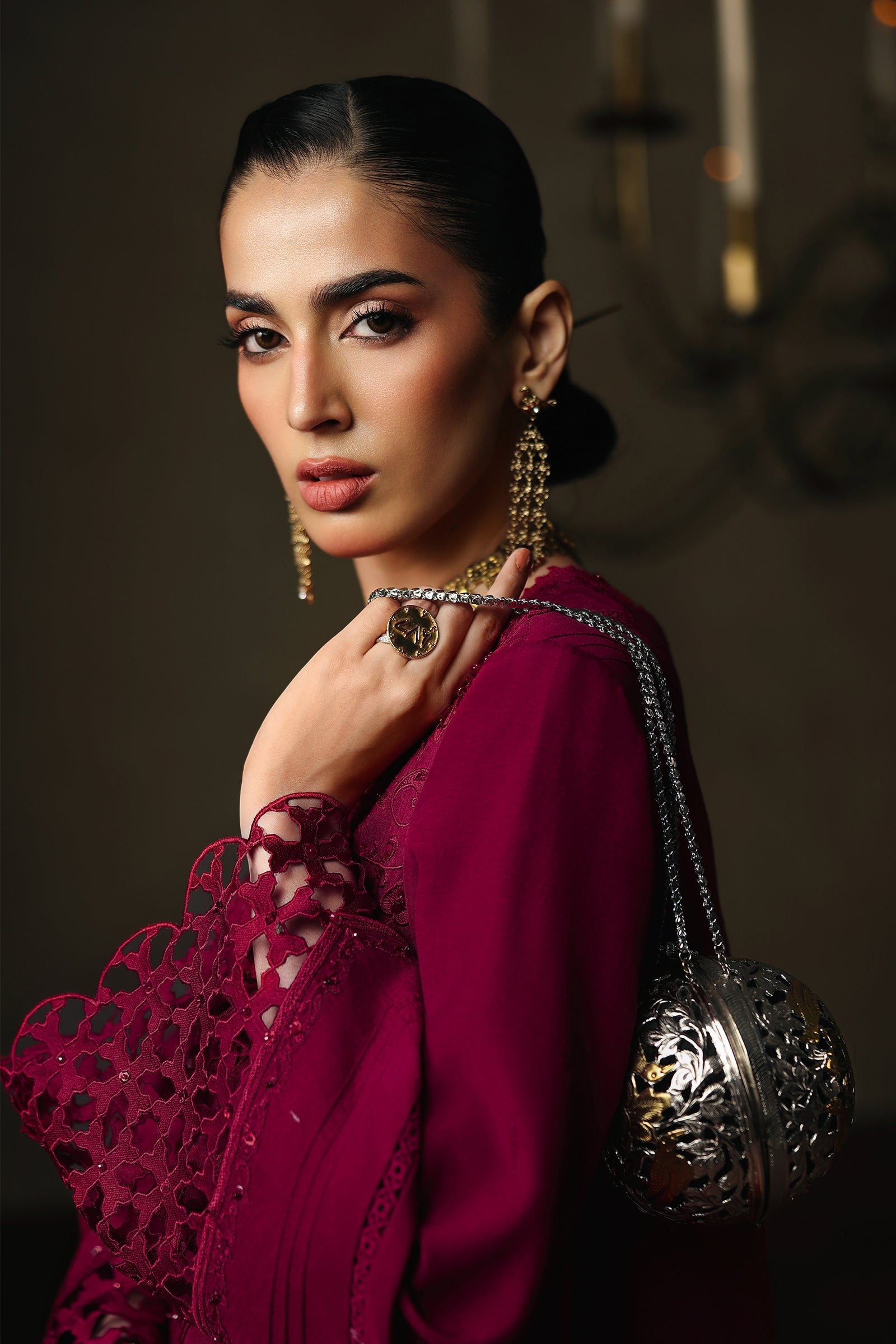 Qalamkar QLP-06 - Luna Luxury Pret '26 Pakistani designer outfit look 10