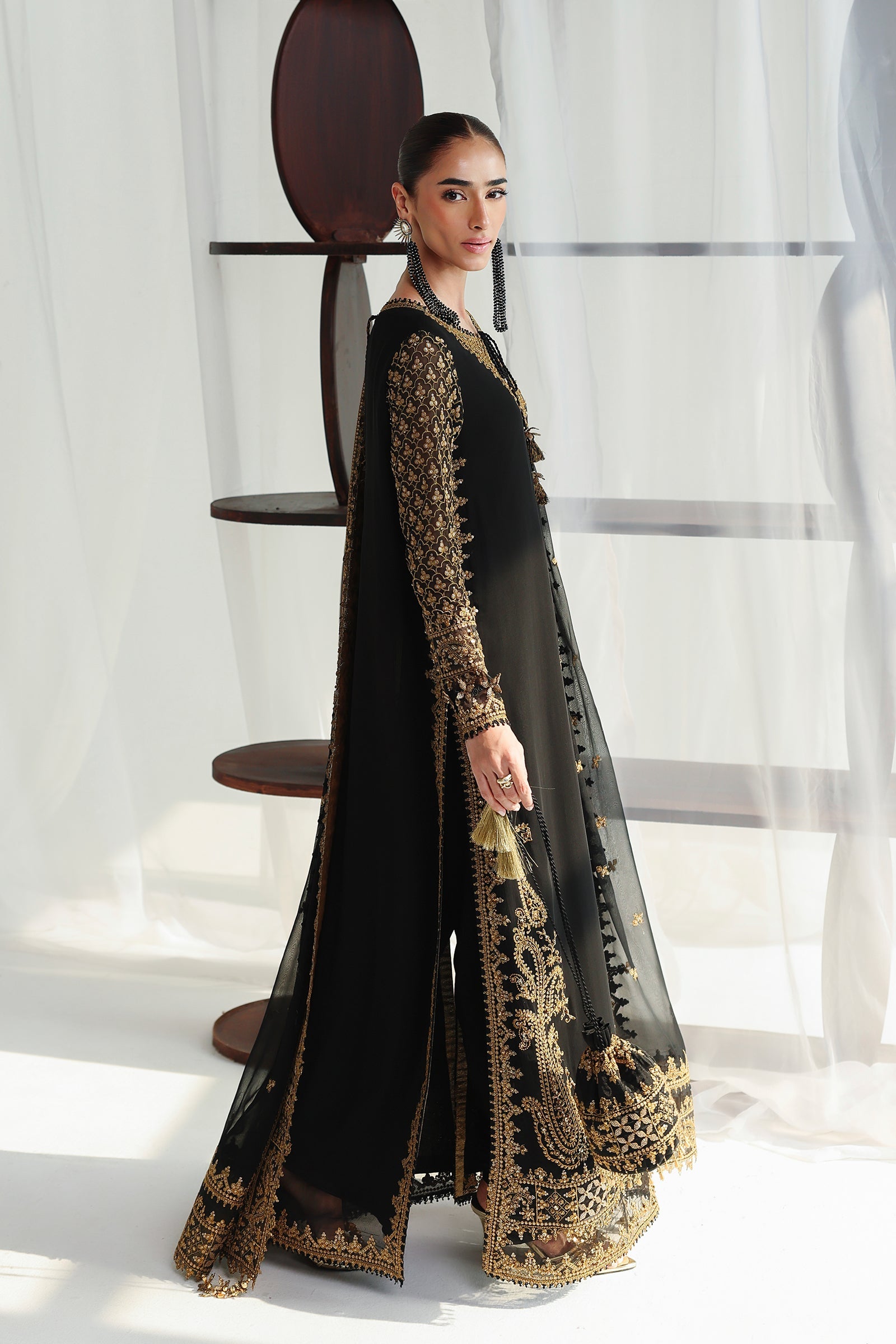 Qalamkar Qcc-06 Waliya Qalamkar | Chiffon '26 Pret image 13