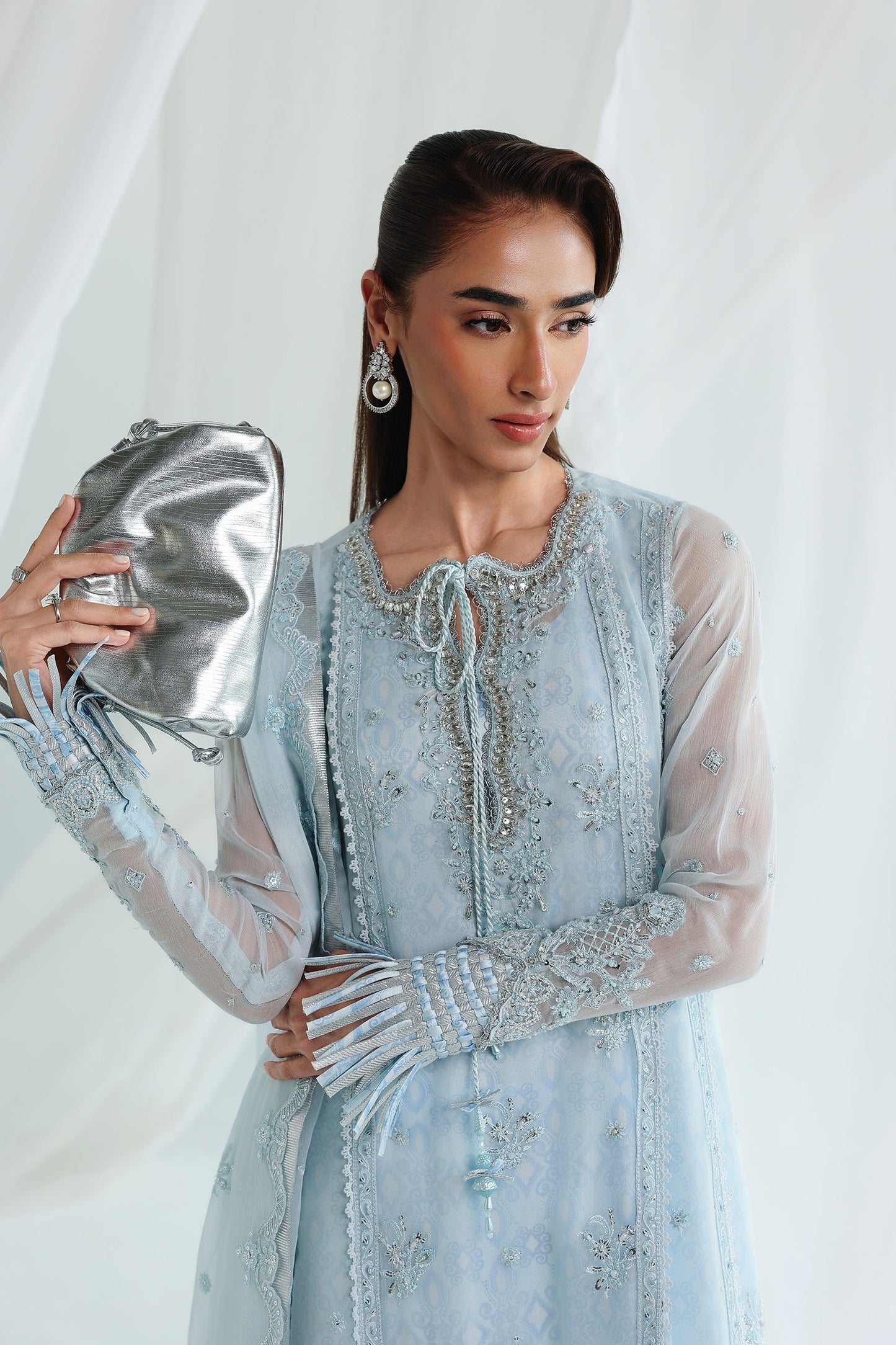 Qalamkar Qcc-08 Sona Qalamkar | Chiffon '26 Pret image 8
