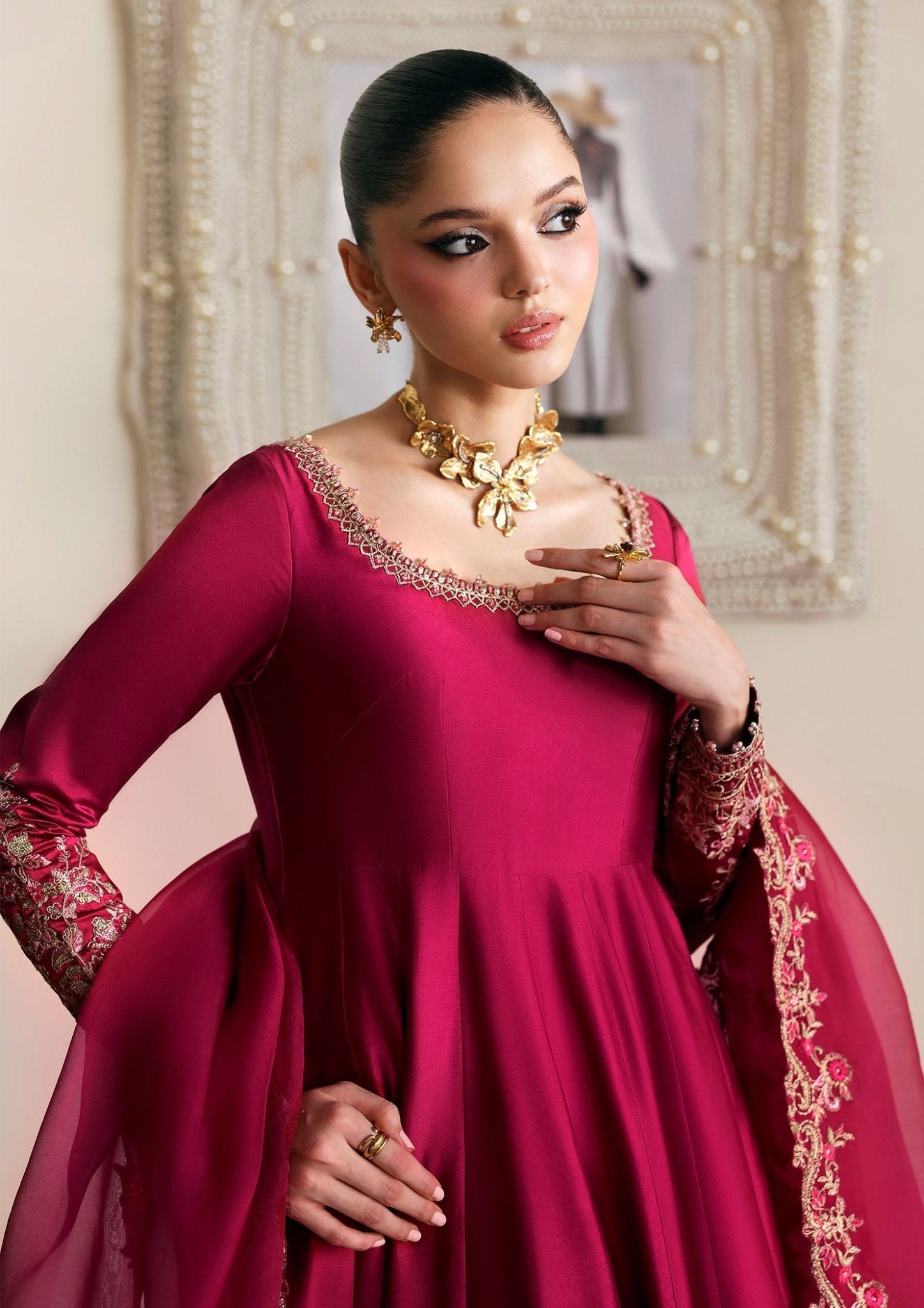 Kanwal Malik Kamira Rea Luxury Pret '26 Pakistani designer outfit look 4