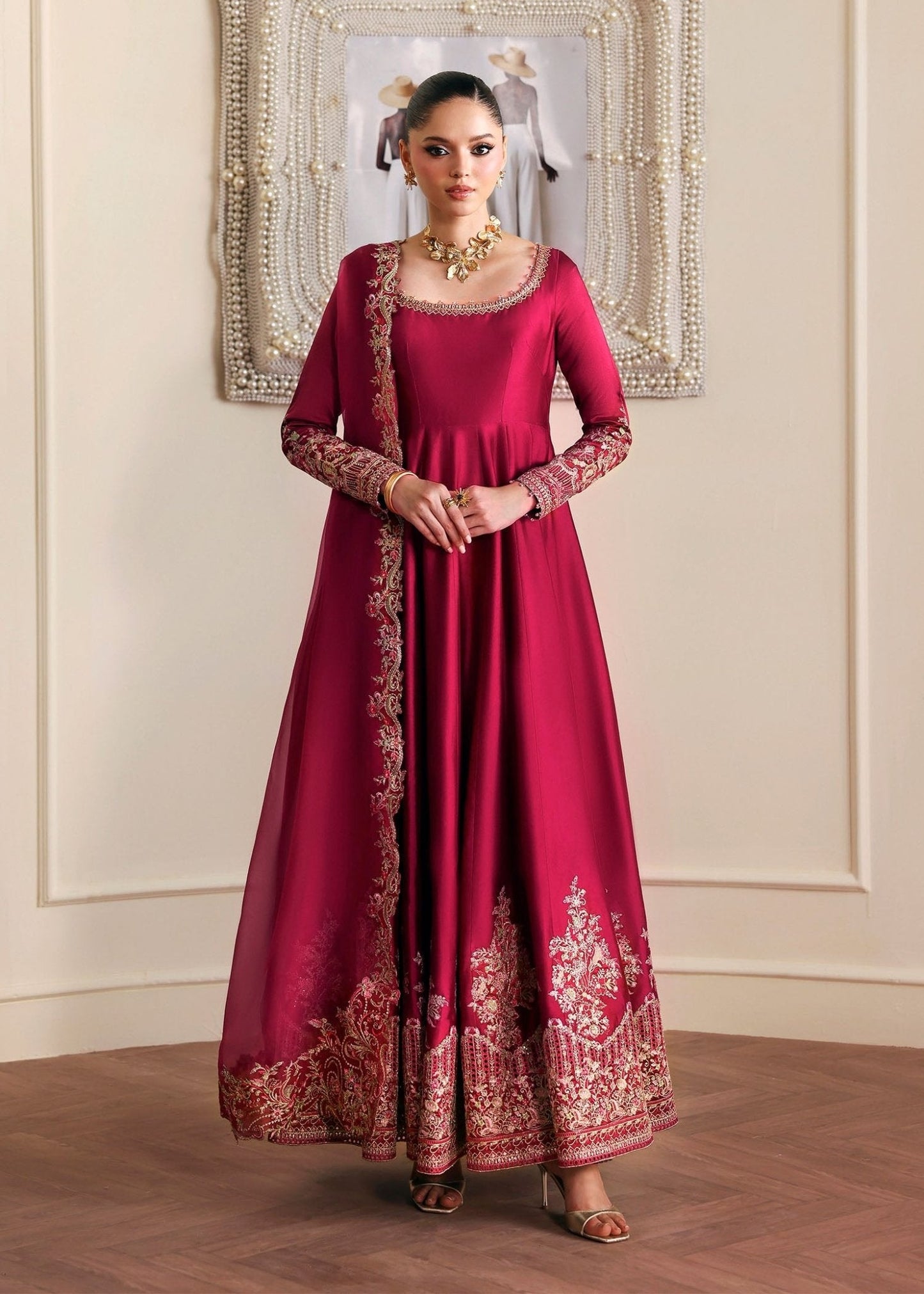Kanwal Malik Kamira Rea Luxury Pret '26 Pakistani designer outfit look 1