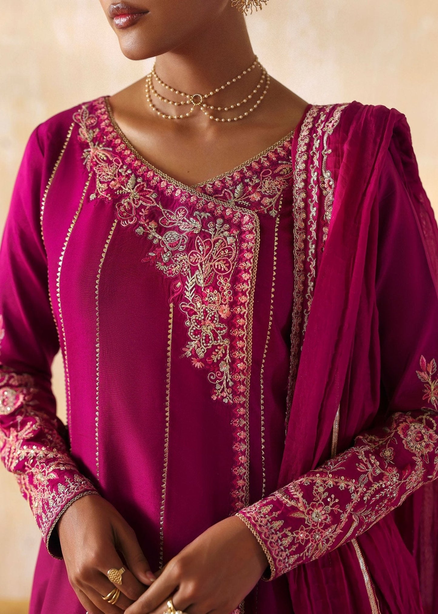 Kanwal Malik Laiya Rea Luxury Pret '26 Pakistani designer outfit look 5