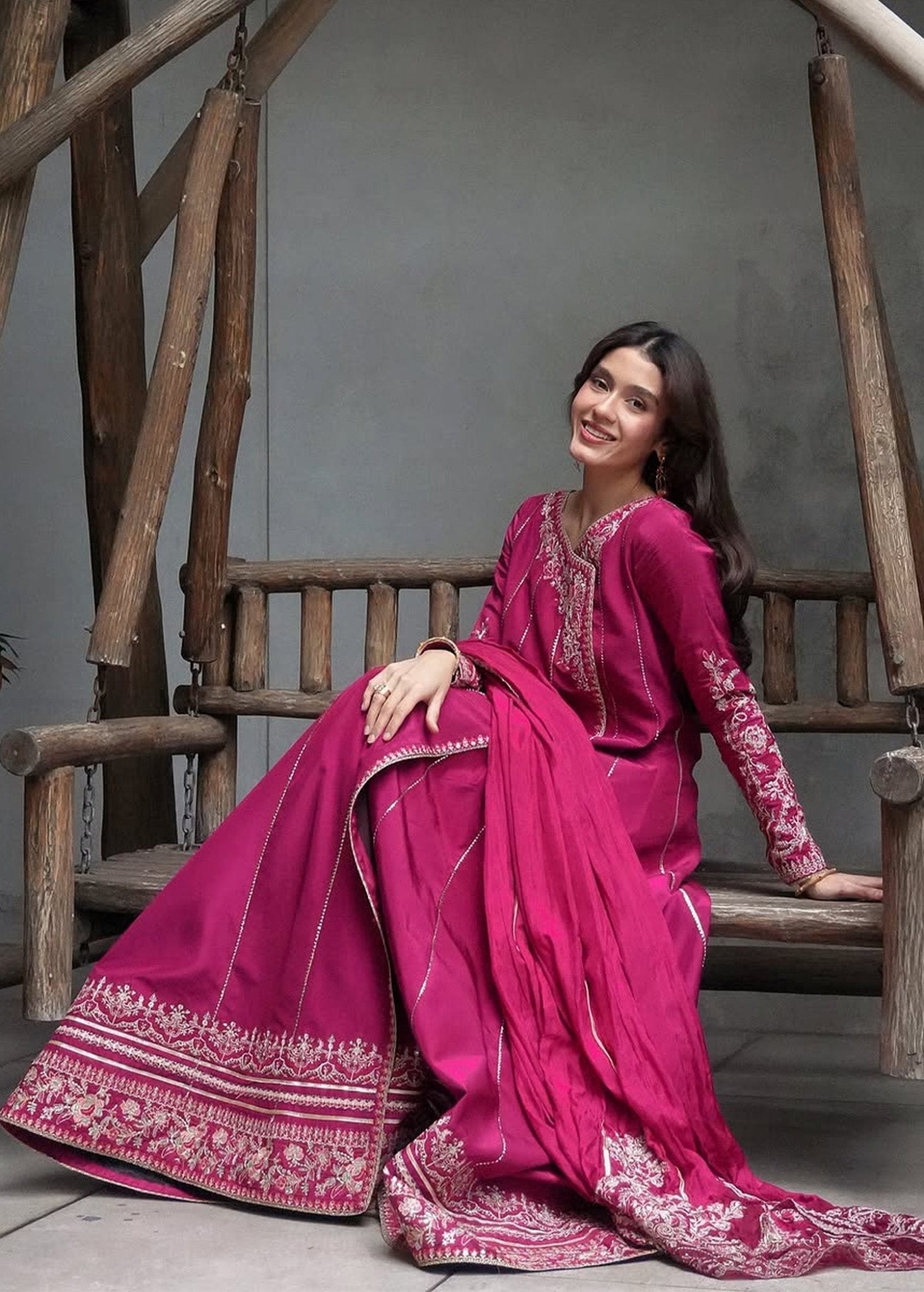 Kanwal Malik Laiya Rea Luxury Pret '26 Pakistani designer outfit look 11