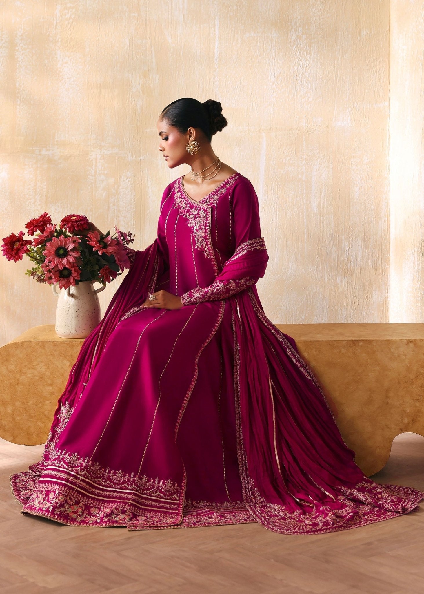 Kanwal Malik Laiya Rea Luxury Pret '26 Pakistani designer outfit look 8