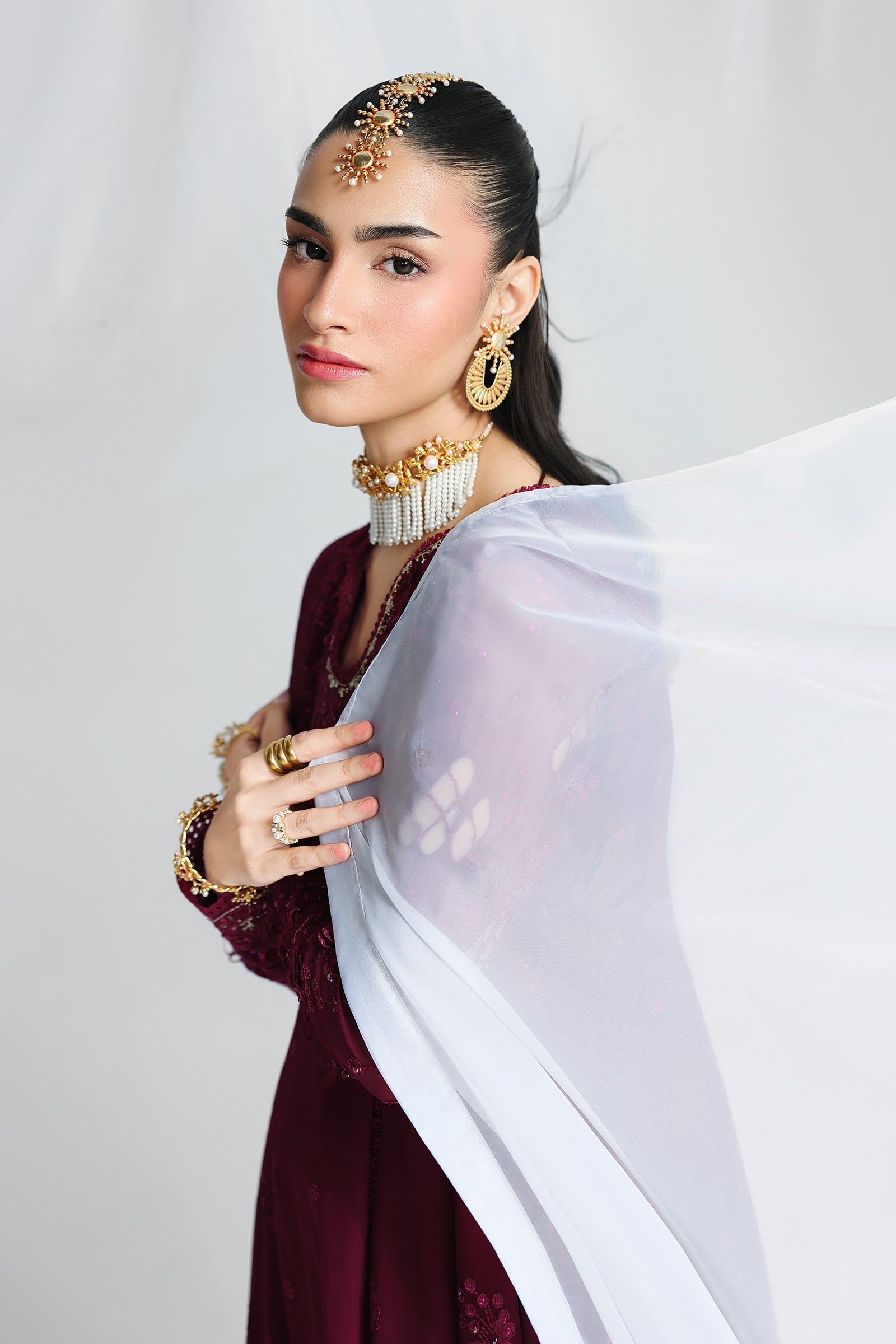 Qalamkar Qcc-03 Wafa Qalamkar | Chiffon '26 Pret image 5