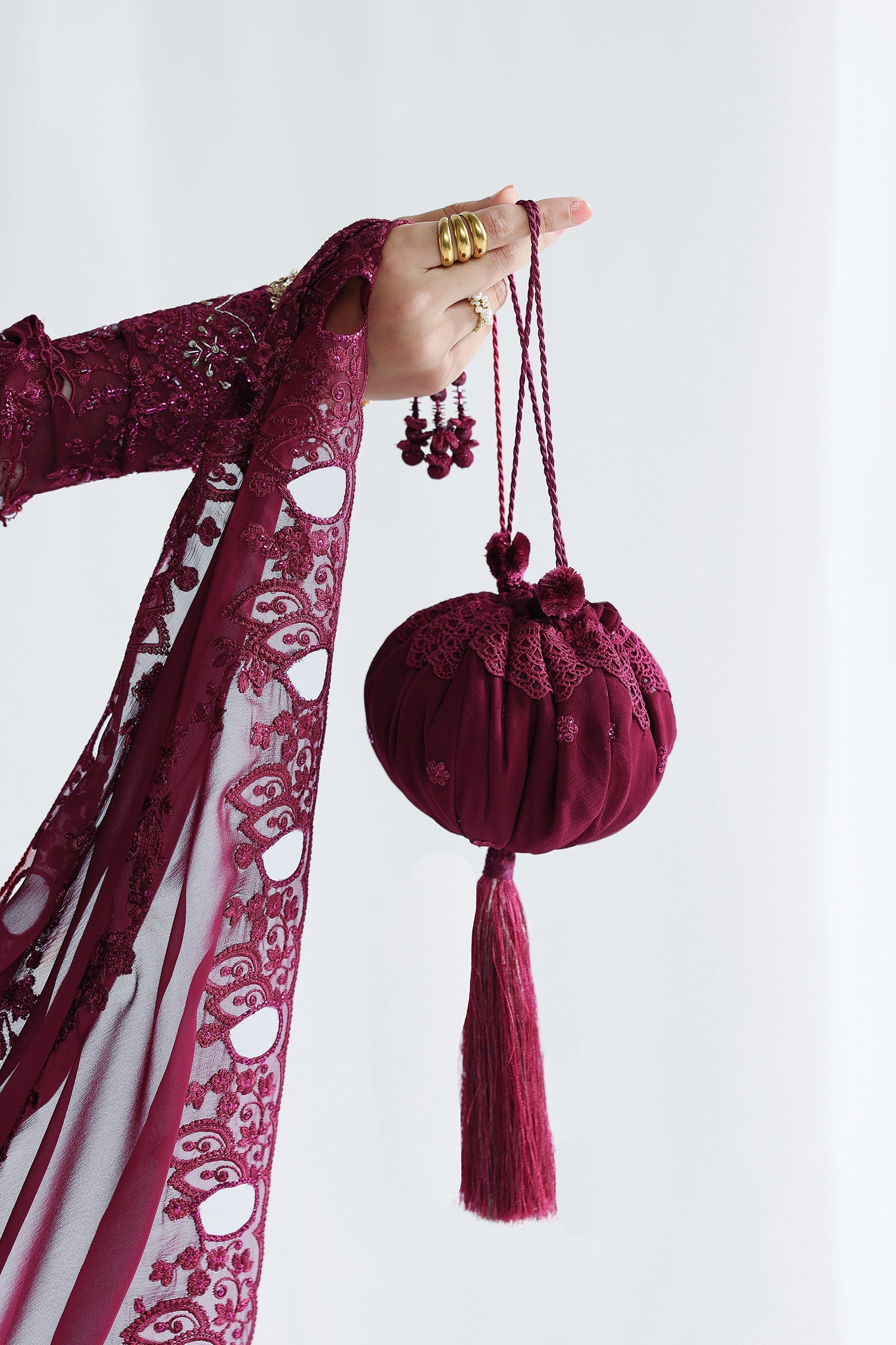 Qalamkar Qcc-03 Wafa Qalamkar | Chiffon '26 Pret image 6