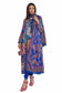 3PC Printed Jacquard Silk Suit S-42002