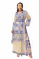 3PC Printed Silk Suit S-42003