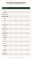 Saad Bin Shahzad Mihra size chart