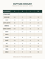 Suffuse Anoush size chart