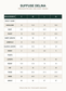 Suffuse Delina size chart