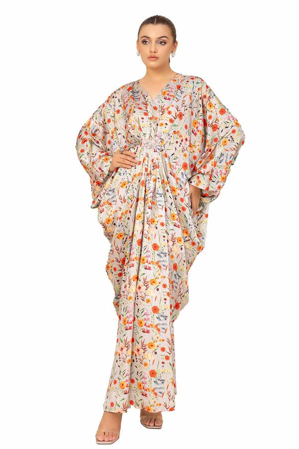 2PC Printed Silk Suit TS-42008