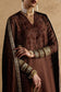 Suffuse Zorayn chocolate brown silk pret outfit detail 4