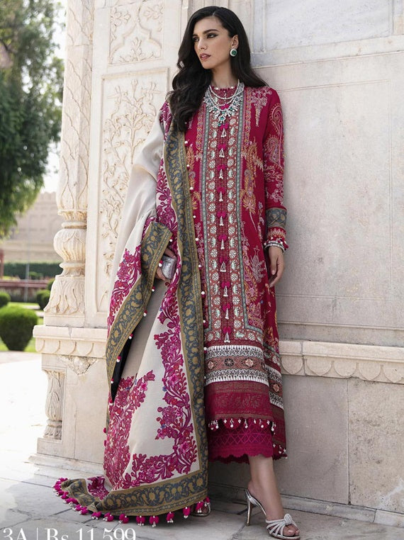 Sana Safinaz Winter Luxury Collection 2022 (3A) – houseofhuda