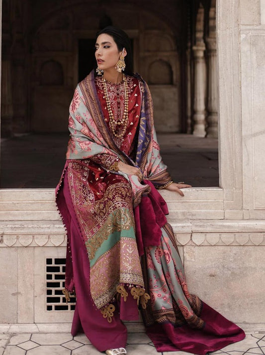 Sana Safinaz Winter Luxury Collection 2022 (D-07)